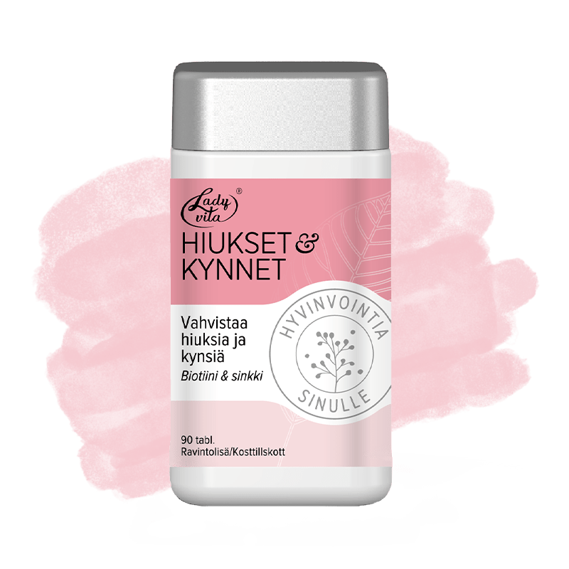 Ladyvita Hiukset & Kynnet (Biotiini, Sinkki & Kupari)