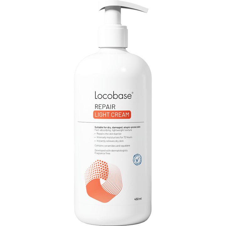 Locobase Repair Light Voide, 450 ml - Tehokas kosteusvoide kuivalle ja vaurioituneelle iholle 