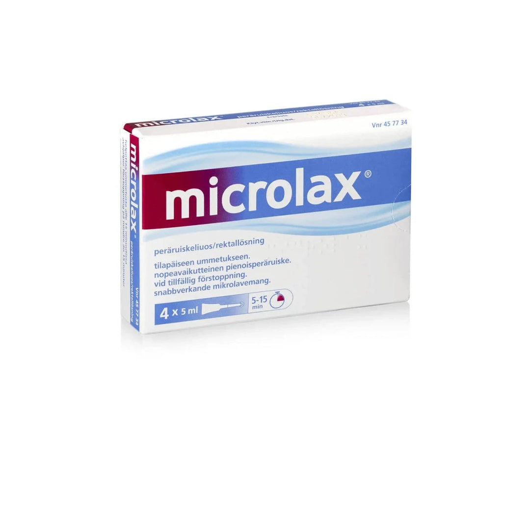 Microlax - Peräruiskeliuos ummetukseen - Apteekki 360 Helsinki - Verkkoapteekki