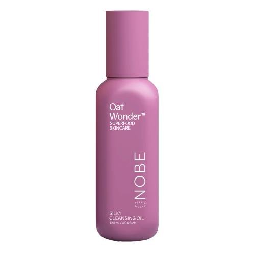 Nobe Oat Wonder Silky Cleansing Oil puhdistusöljy pullo 120 ml - luonnollinen puhdistusöljy kasvojen puhdistamiseen ja kosteuttamiseen