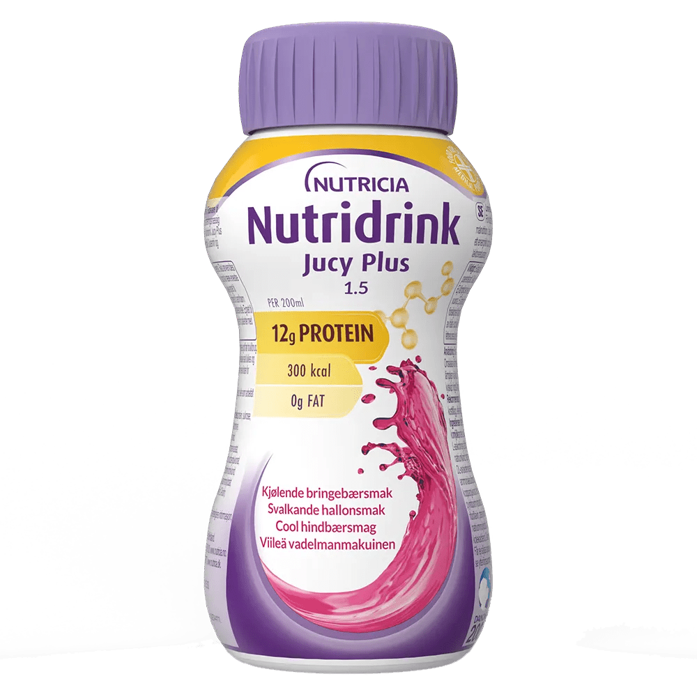 Nutridrink Jucy Plus Viileä Vadelma - Apteekki 360 Helsinki - Verkkoapteekki