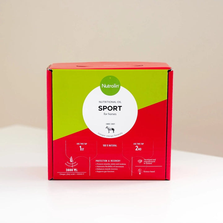 Nutrolin Horse Sport 3000ml - Rasvahapot Hevoselle - Apteekki 360 Helsinki - Verkkoapteekki