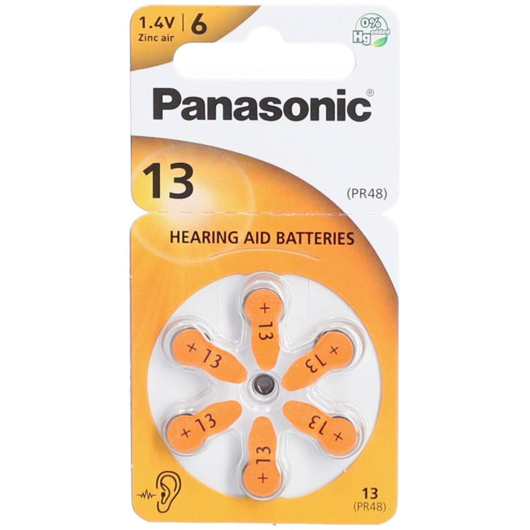 Kuva tuotteesta Panasonic PR 13, kuulokojeparisto nykyaikaisiin kuulolaitteisiin