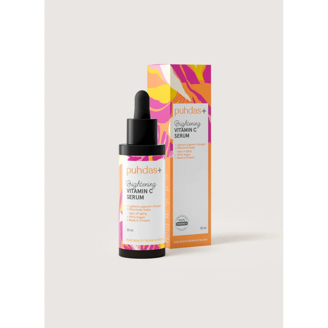 Puhdas+ Brightening Vitamin C Serum 30 ml kaupanpäällinen - Tuote kuva kirkastavaa C-vitamiiniseerumia
