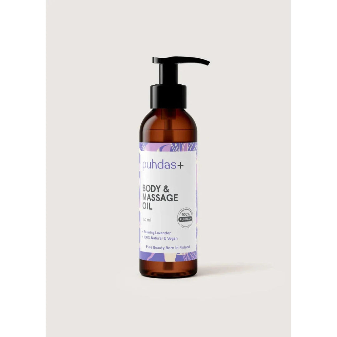 Puhdas+ Massage Oil Lavender - Apteekki 360 Helsinki - Verkkoapteekki