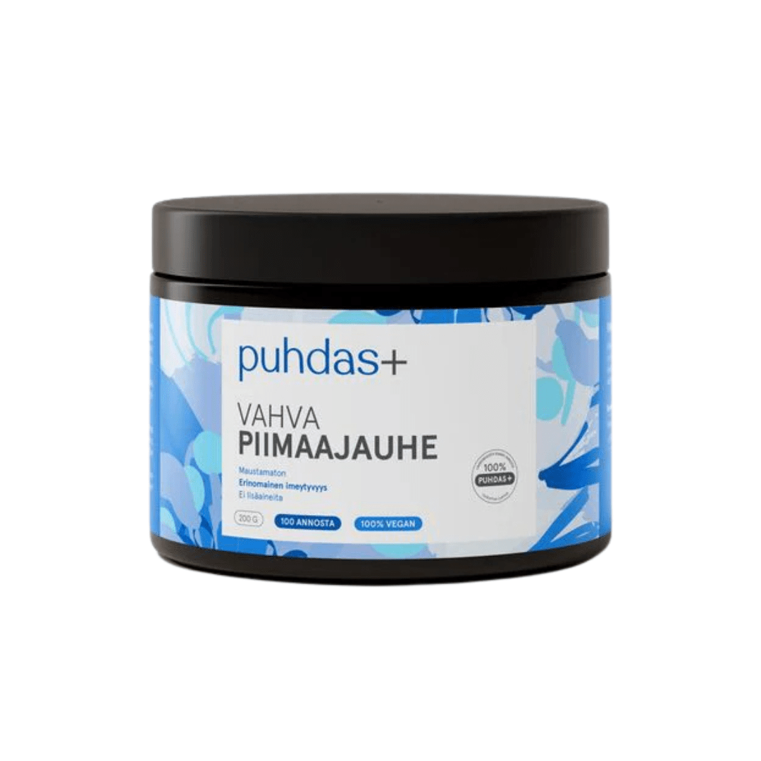 Puhdas+ Vahva Piimaajauhe 200 g - luomulaatuinen, runsasproteiininen maitojauhe