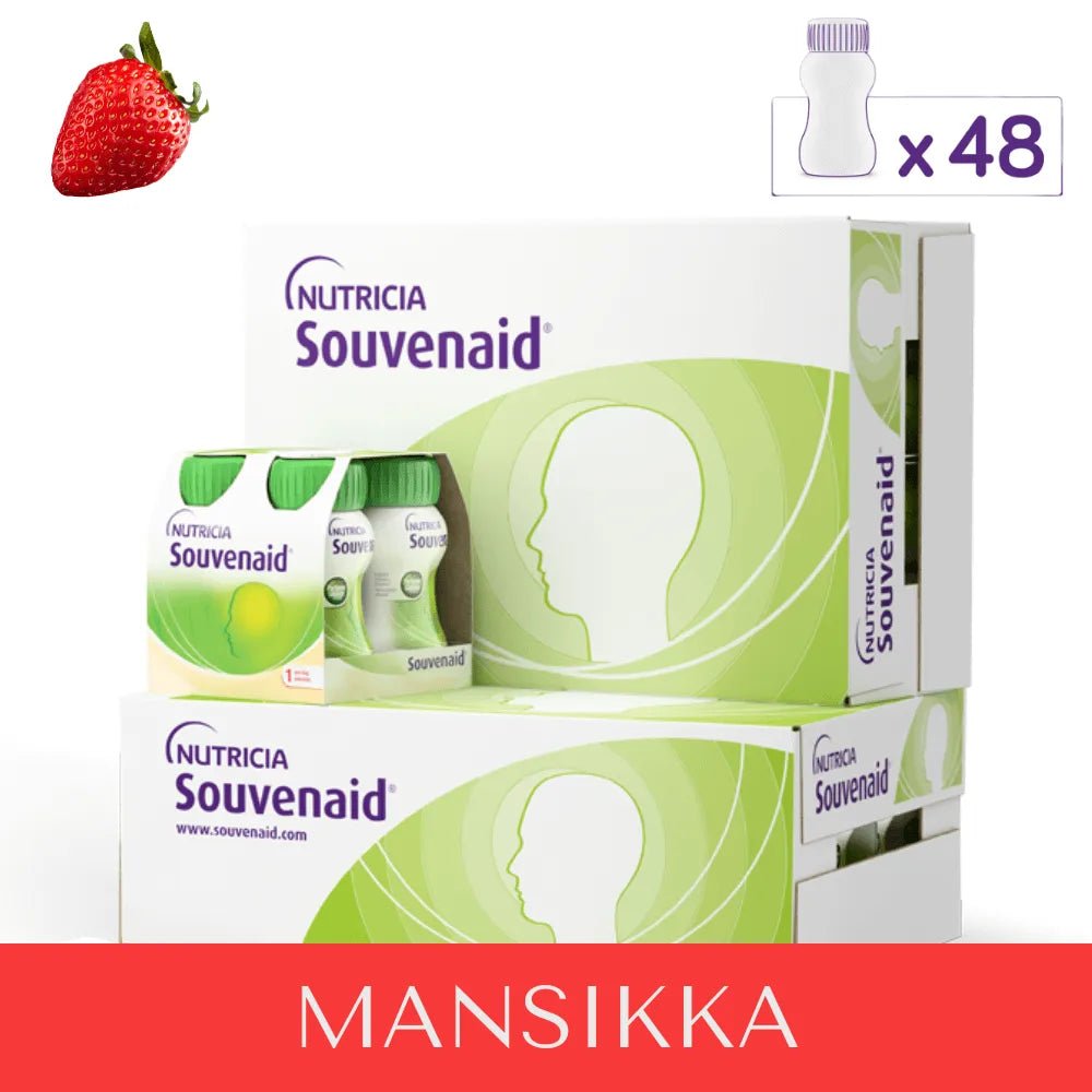 Souvenaid Mansikka 48 x 125 ml - Apteekki 360 Helsinki - Verkkoapteekki