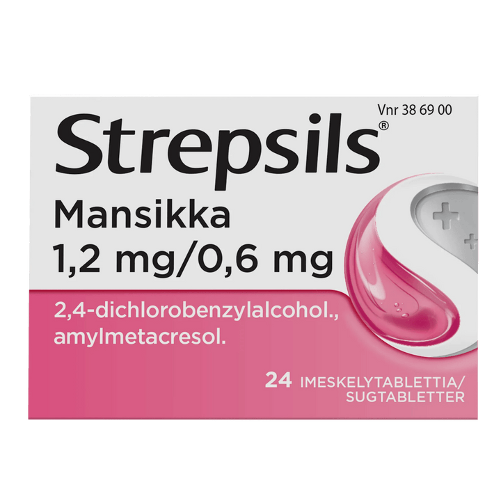 Strepsils Mansikka 0,6 Mg/1,2 Mg Imeskelytabl - Apteekki 360 Helsinki - Verkkoapteekki