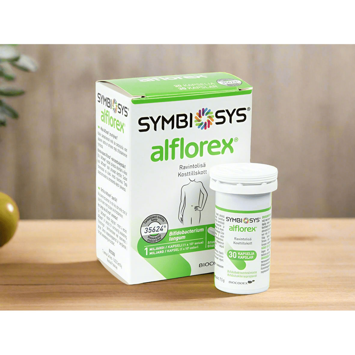 Symbiosys Alflorex -ravintolisäpunainen purkki