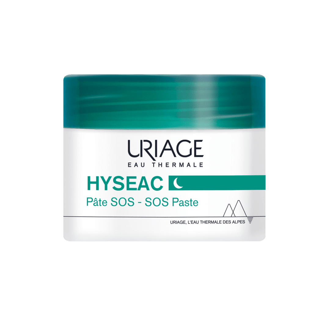 Uriage Hyseac SOS -tahna 15 g -tuotekuva, joka auttaa hoitamaan aknea ja epäpuhtauksia iholta