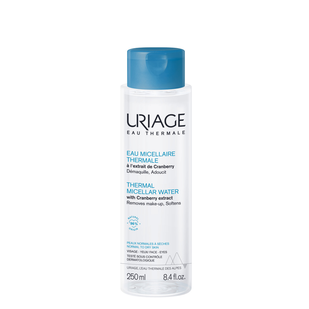 Uriage Thermal Micellar Water -puhdistusvesi normaalille ja kuivalle iholle, 250 ml -tuotekuvaus