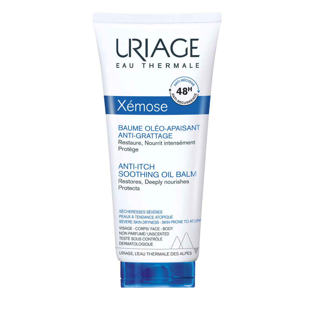 Uriage Xemose Anti-itch Soothing balm 200 ml - Kosteuttava ja rauhoittava tuote ärtyneelle ja kutiavalle iholle