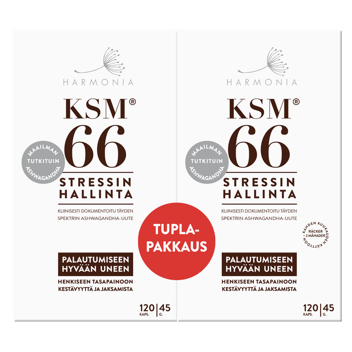 Harmonia KSM66 tuplapakkaus (2x120 kaps)