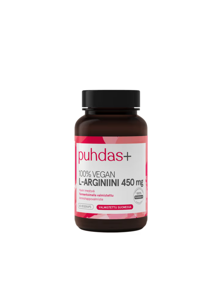 Puhdas+ L-Arginiini 450 mg
