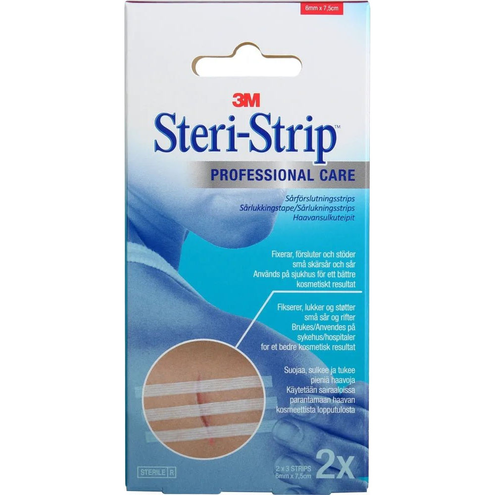 3M Steri-Strip Haavansulkuteippi 6mm X 75mm - Apteekki 360 Helsinki - Verkkoapteekki
