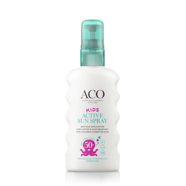 Aco Sun Kids Active Sun Spray Spf 50+ - Apteekki 360 Helsinki - Verkkoapteekki