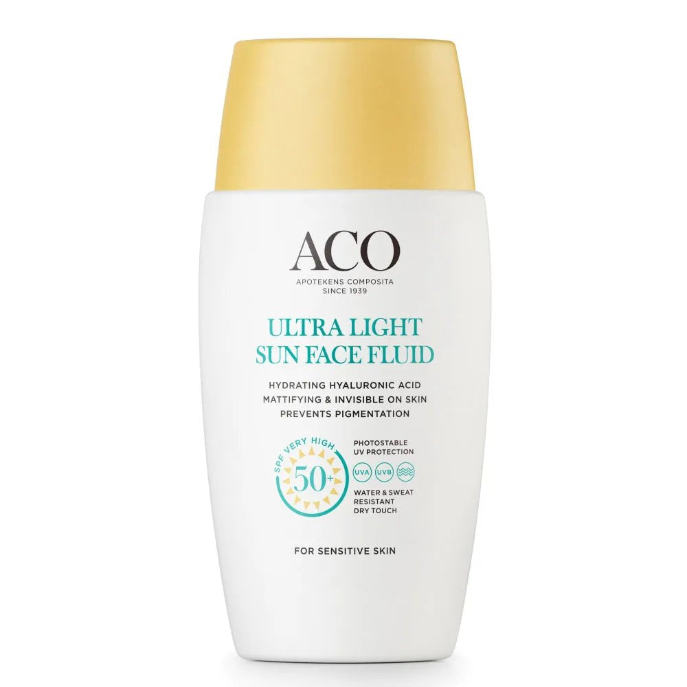 Aco Sun Ultra Light Face Fluid Spf 50+ - Apteekki 360 Helsinki - Verkkoapteekki