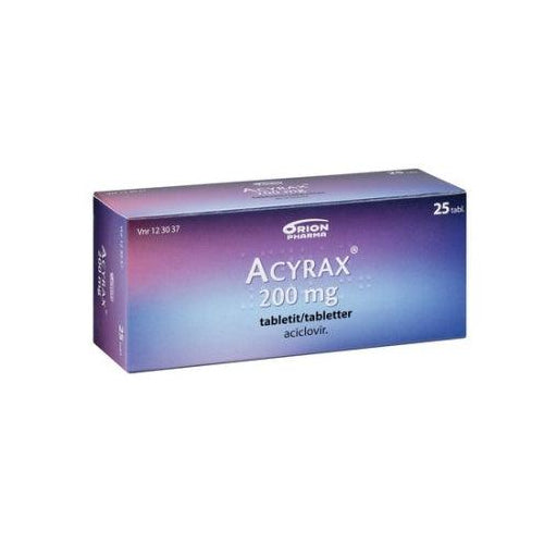 Acyrax 200 Mg Tabl - Apteekki 360 Helsinki - Verkkoapteekki