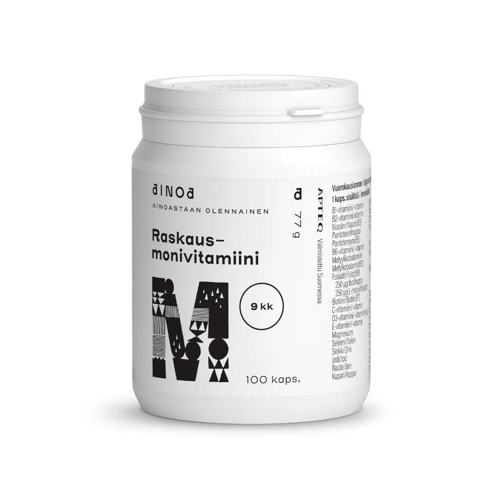 Ainoa Raskausmonivitamiini - Apteekki 360 Helsinki - Verkkoapteekki