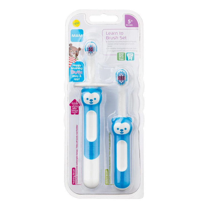 Ainu Mam Learn To Brush Set 5kk+ vauvan hammasharjasetti - Apteekki 360 Helsinki - Verkkoapteekki