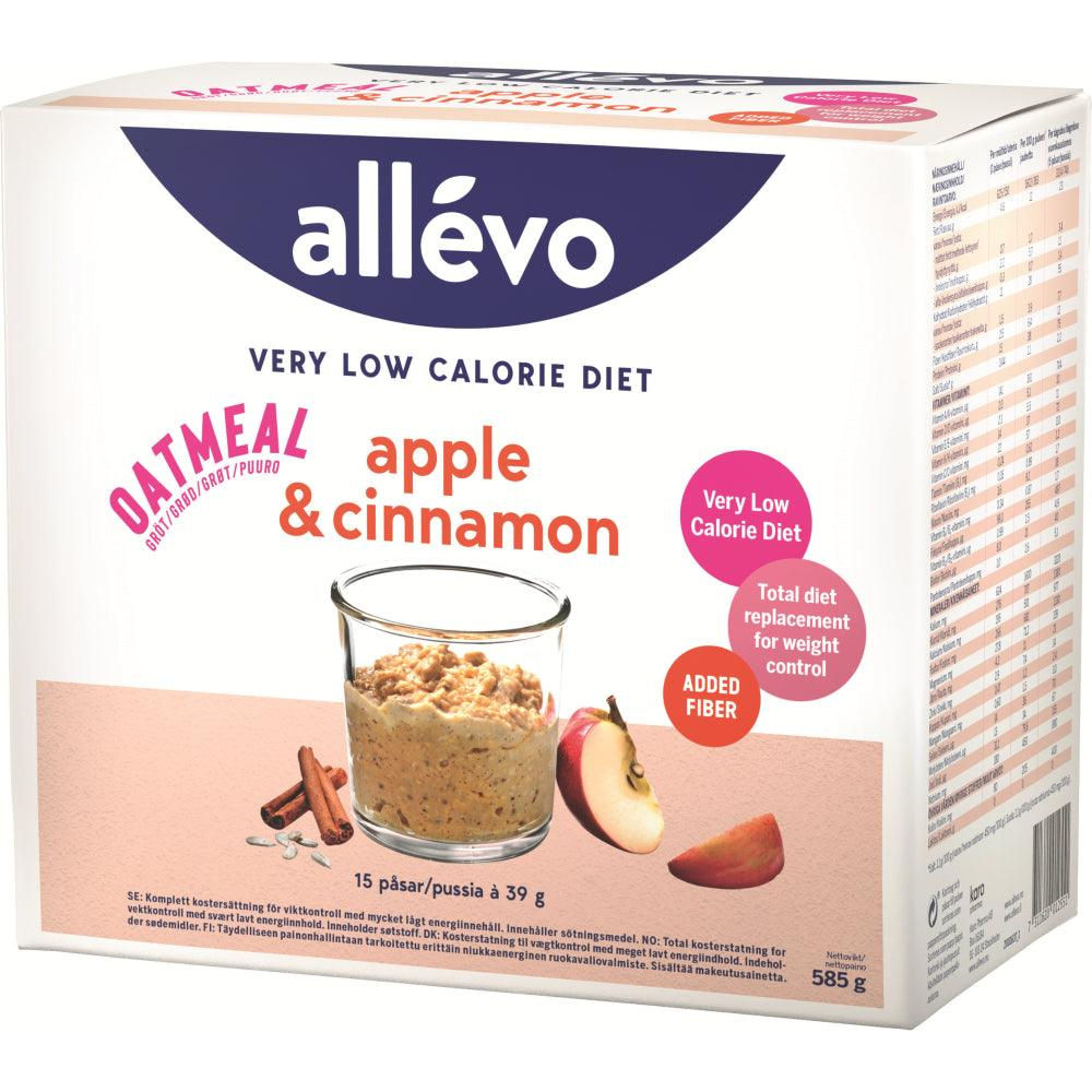 Allevo VLCD Oatmeal Apple&Cinnamon - Apteekki 360 Helsinki - Verkkoapteekki