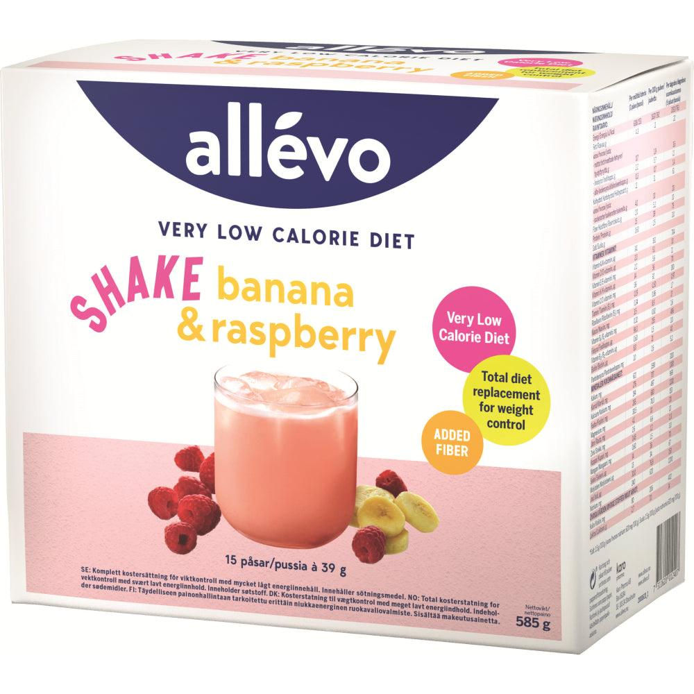 Allevo VLCD Shake Banana&Raspb. - Apteekki 360 Helsinki - Verkkoapteekki