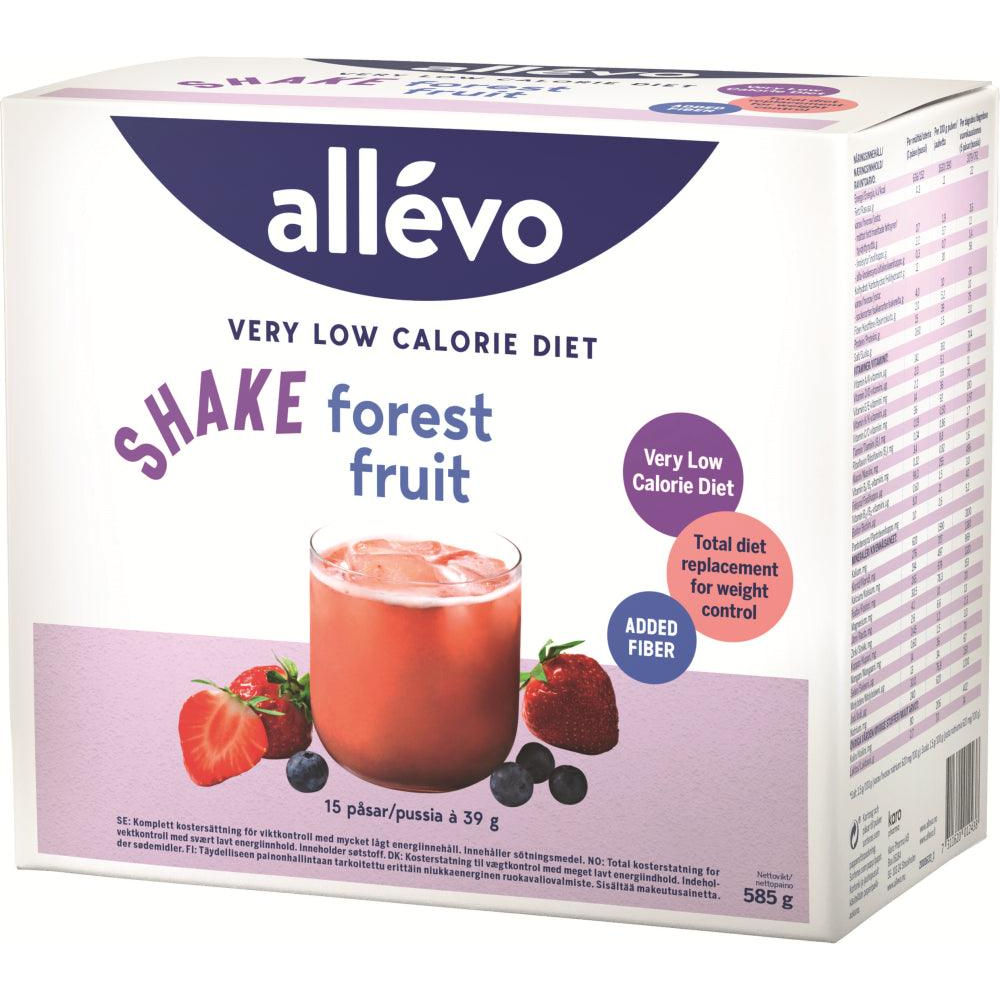 Allevo VLCD Shake Forrest Fruits - Apteekki 360 Helsinki - Verkkoapteekki