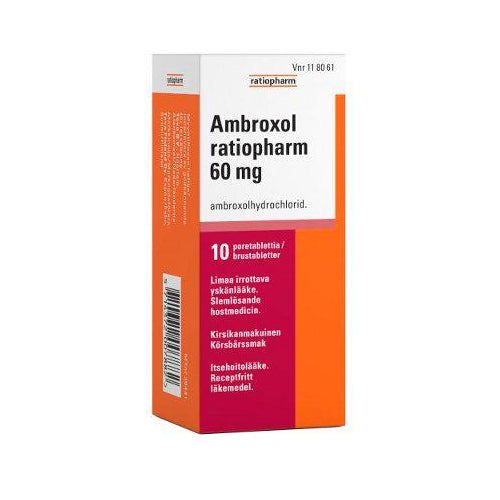 Ambroxol Ratiopharm 60 Mg Poretabl - Apteekki 360 Helsinki - Verkkoapteekki