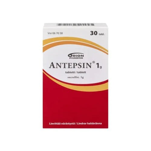 Antepsin 1 G Tabl - Apteekki 360 Helsinki - Verkkoapteekki