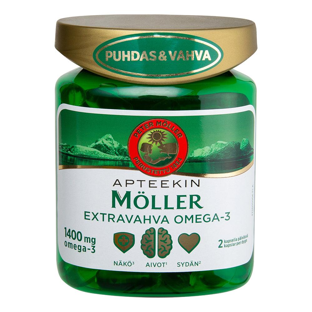 Apteekin Möller Extravahva Omega-3 - Apteekki 360 Helsinki - Verkkoapteekki