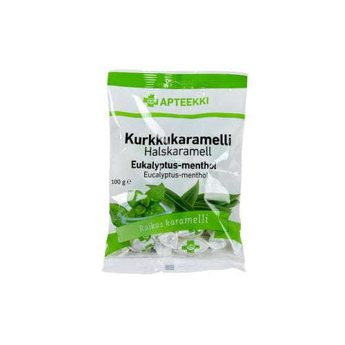 Apteekki Kurkkukaramelli Eukalyptus-Menthol - Apteekki 360 Helsinki - Verkkoapteekki
