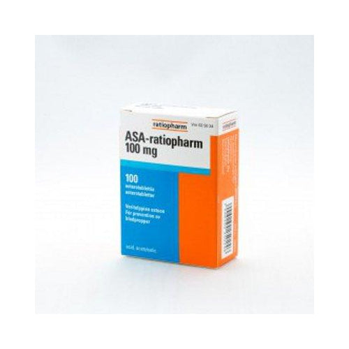 Asa-Ratiopharm 100 Mg Enterotabl - Apteekki 360 Helsinki - Verkkoapteekki