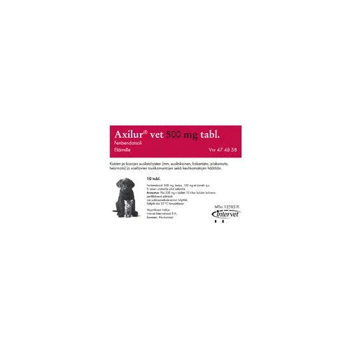 Axilur 500 Mg Vet. Tabletti - Apteekki 360 Helsinki - Verkkoapteekki