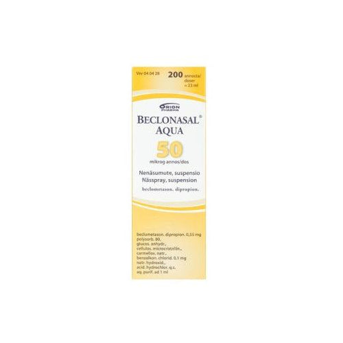 Beclonasal Aqua 0,05 Mg/Annos Nenäsumute, Susp - Apteekki 360 Helsinki - Verkkoapteekki