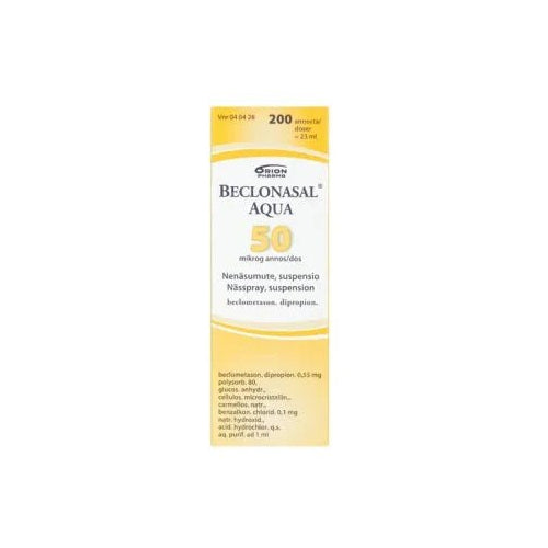 Beclonasal Aqua 0,05 Mg/Annos Nenäsumute, Susp - Apteekki 360 Helsinki - Verkkoapteekki