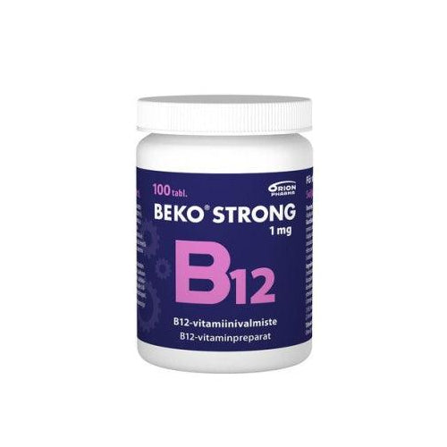 Beko Strong B12 1Mg - Apteekki 360 Helsinki - Verkkoapteekki