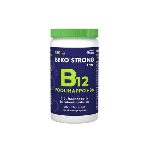 Beko Strong B12+Foolihappo+B6 - Apteekki 360 Helsinki - Verkkoapteekki