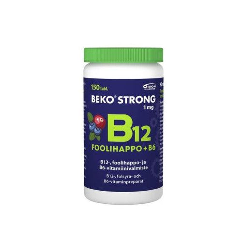 Beko Strong B12+Foolihappo+B6 - Apteekki 360 Helsinki - Verkkoapteekki