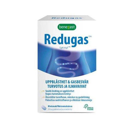 Benegast Redugas Chewable Tablets - Apteekki 360 Helsinki - Verkkoapteekki