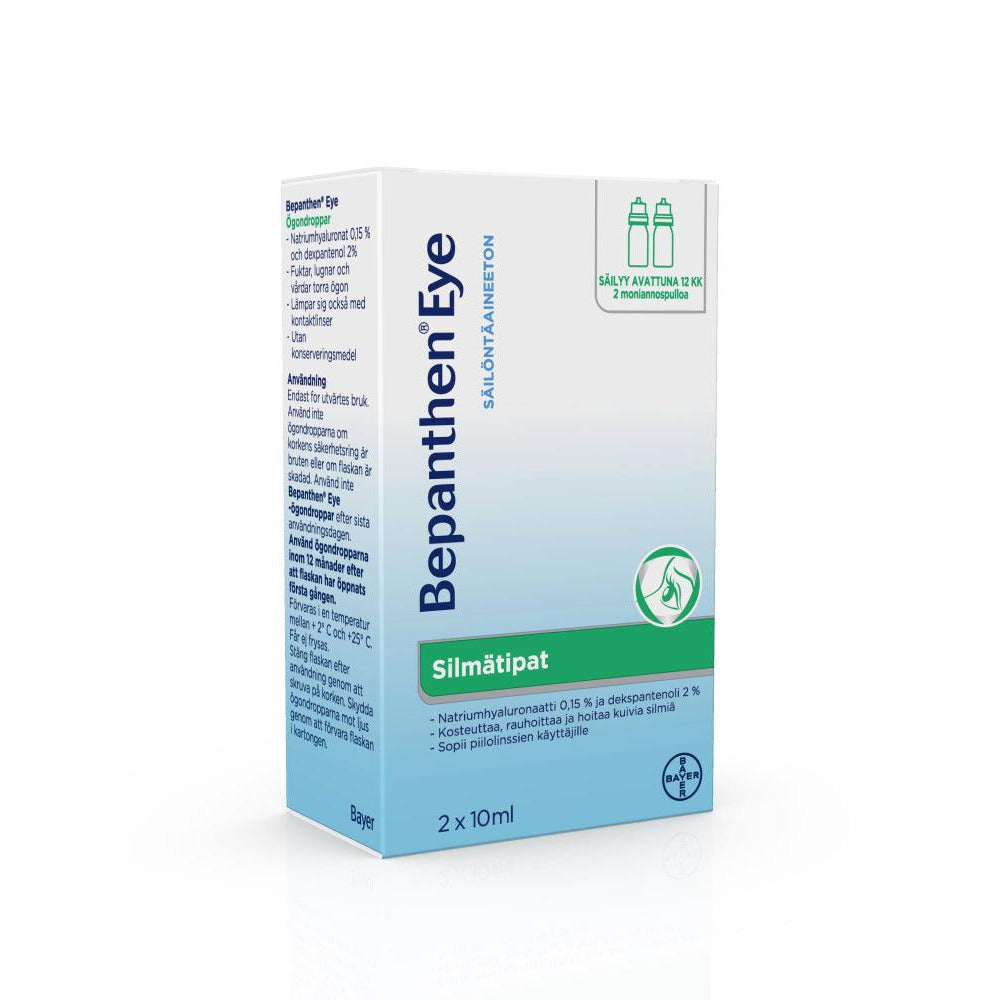 Bepanthen Eye Moniannospullo 2x 10 ml - Apteekki 360 Helsinki - Verkkoapteekki