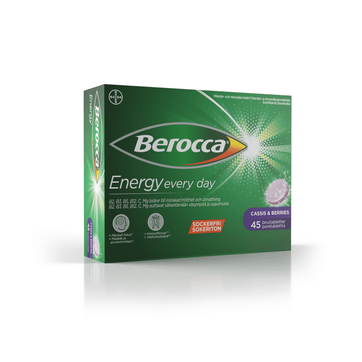 Berocca Energy Cassis & Berries - Apteekki 360 Helsinki - Verkkoapteekki