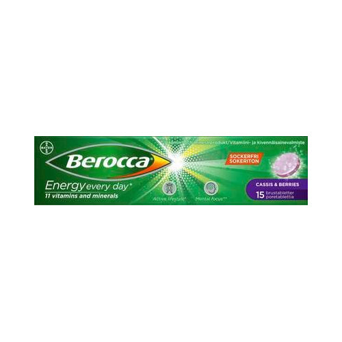 Berocca Energy Cassis & Berries - Apteekki 360 Helsinki - Verkkoapteekki