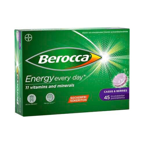 Berocca Energy Cassis & Berries - Apteekki 360 Helsinki - Verkkoapteekki