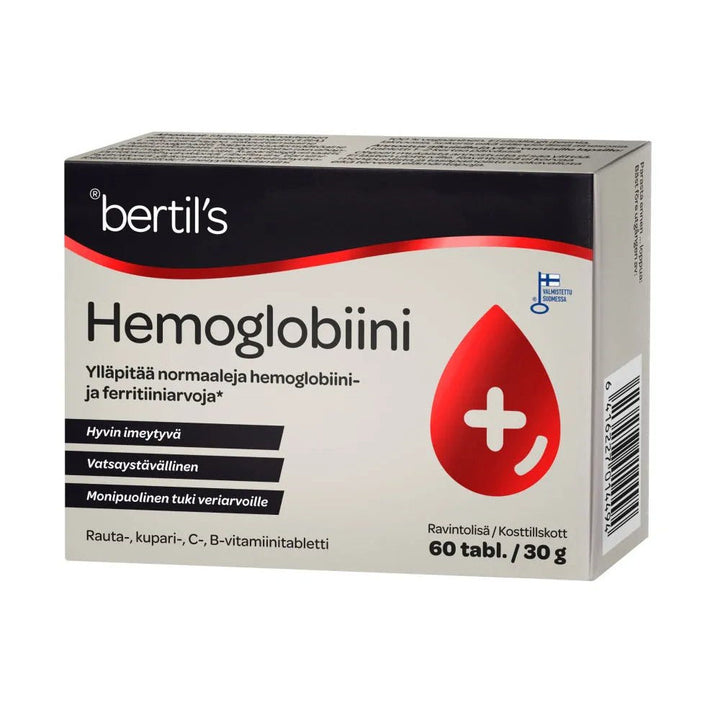 Bertils Hemoglobiini Tabl - Apteekki 360 Helsinki - Verkkoapteekki