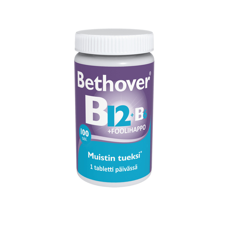 Bethover B12+ Foolihappo + B6 - Apteekki 360 Helsinki - Verkkoapteekki