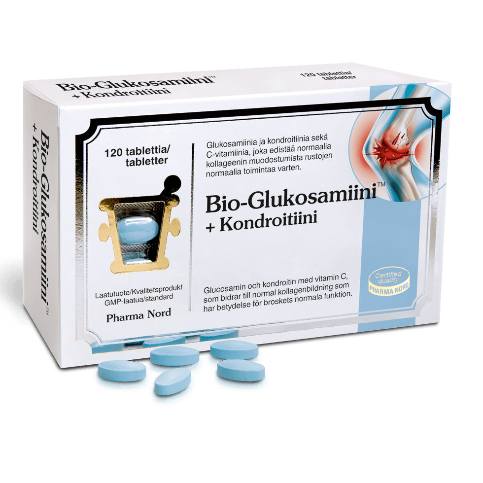 Bio-Glukosamiini + Kondroitiini - Apteekki 360 Helsinki - Verkkoapteekki