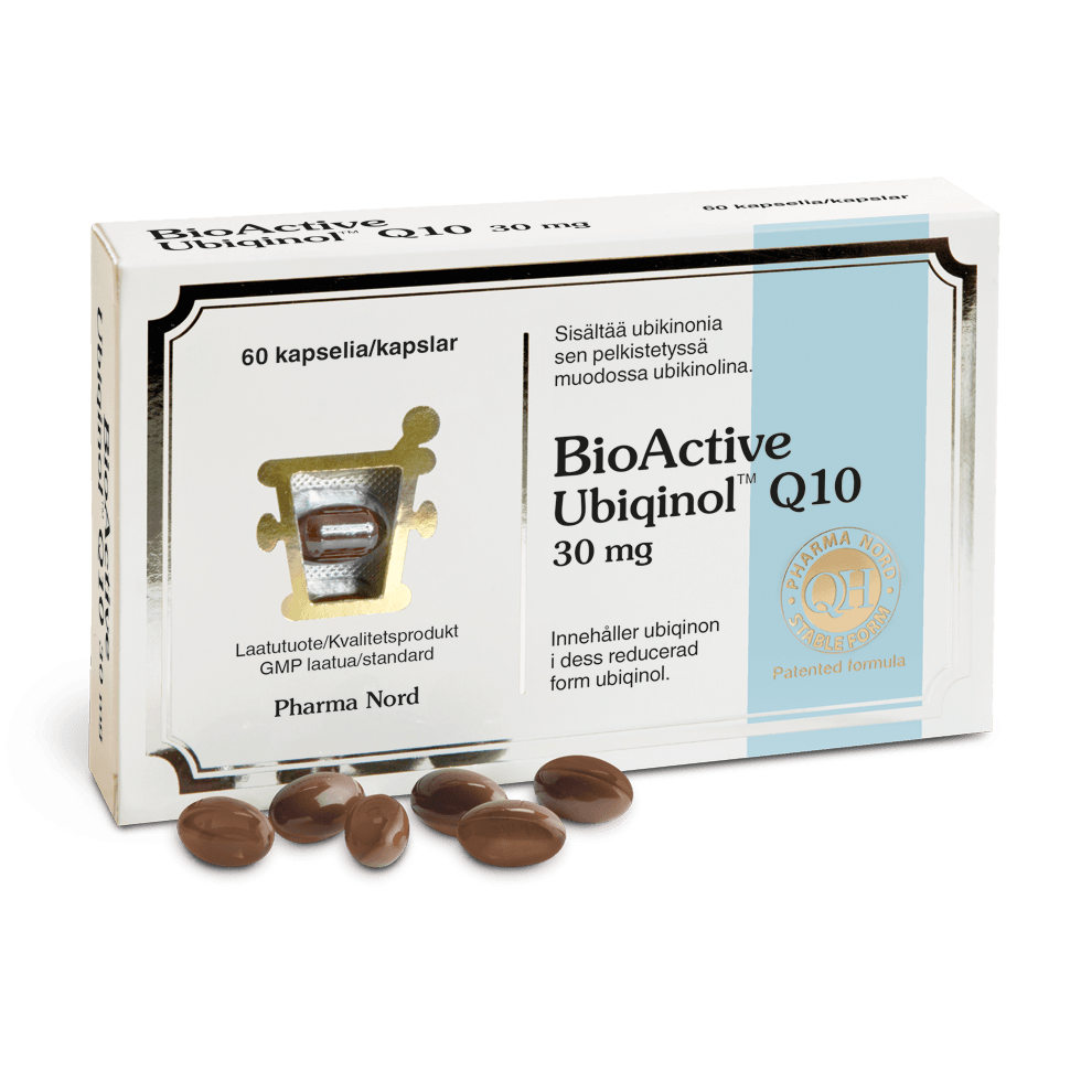 Bioactive Q10 Ubiqinol 30Mg - Apteekki 360 Helsinki - Verkkoapteekki