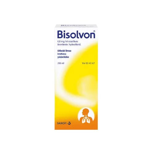 Bisolvon 0,8 Mg/Ml Oraaliliuos - Apteekki 360 Helsinki - Verkkoapteekki