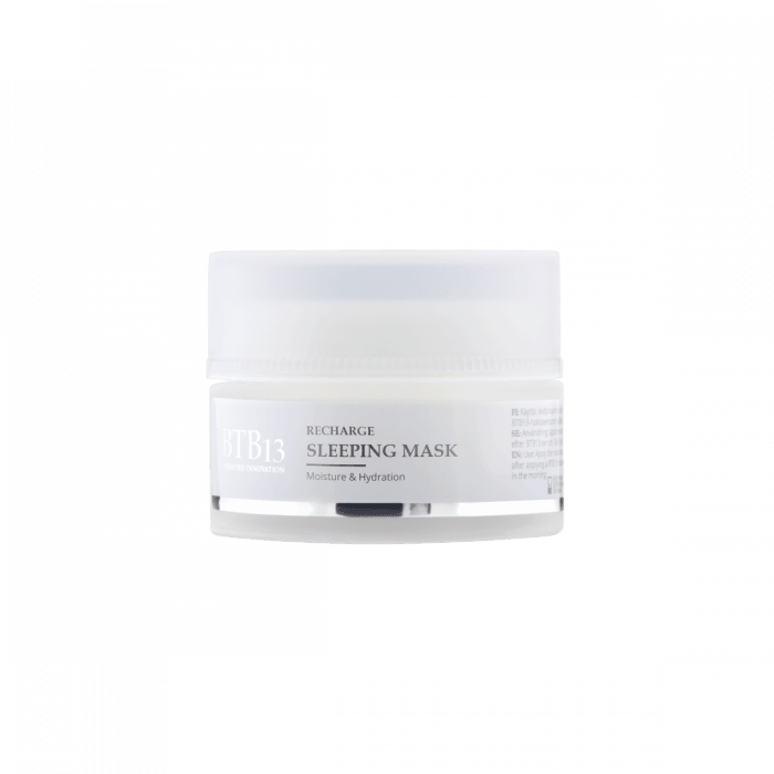 Btb13 Recharge Sleeping Mask, 50 Ml - Apteekki 360 Helsinki - Verkkoapteekki
