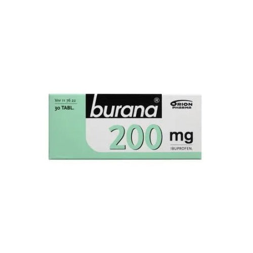 Burana 200 Mg Kalvopäällysteinen Tabletti, 20 Fol, 30 Fol Ja 50 Fol - Apteekki 360 Helsinki - Verkkoapteekki